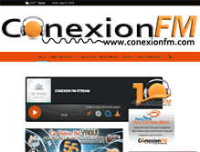 Tablet Screenshot of conexionfm.com